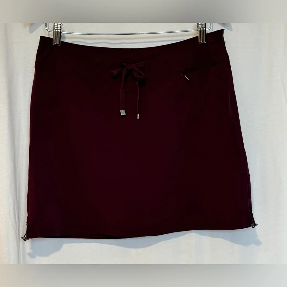 Green Tea Skort - Tennis - Burgundy - Large - Picture 3 of 8
